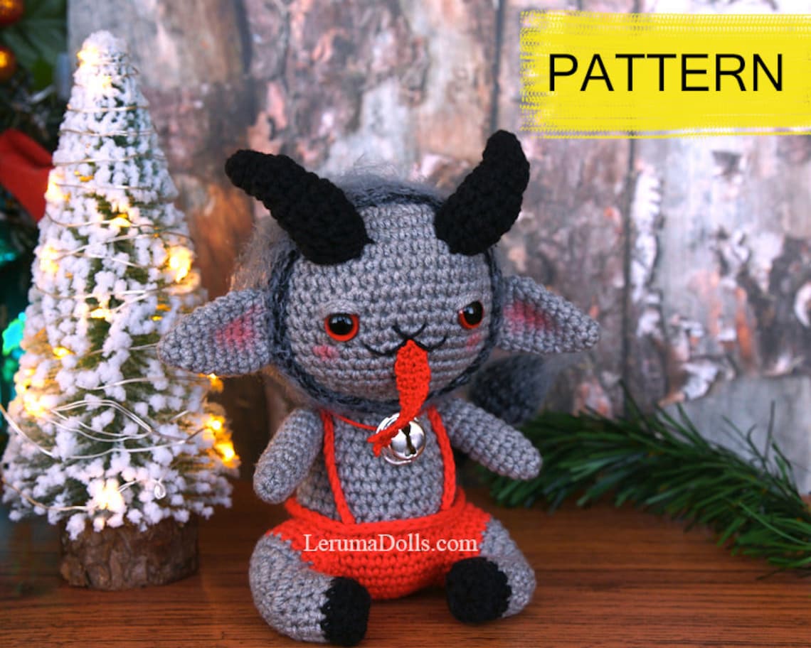 PDF File Krampus Crochet Pattern Krampus Amigurumi PDF Etsy