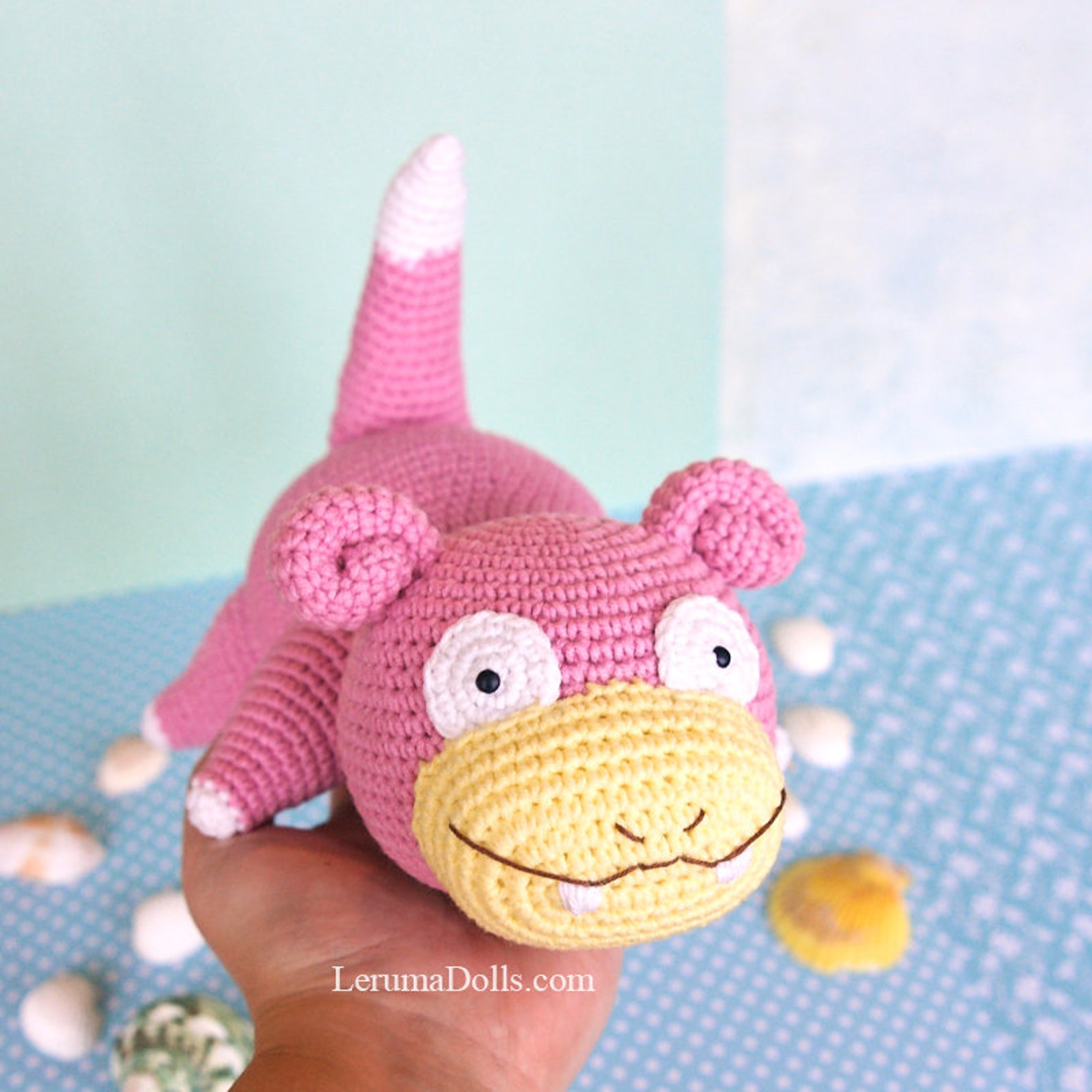 Slowpoke crochet pattern pokemon crochet pattern Slowpoke Etsy