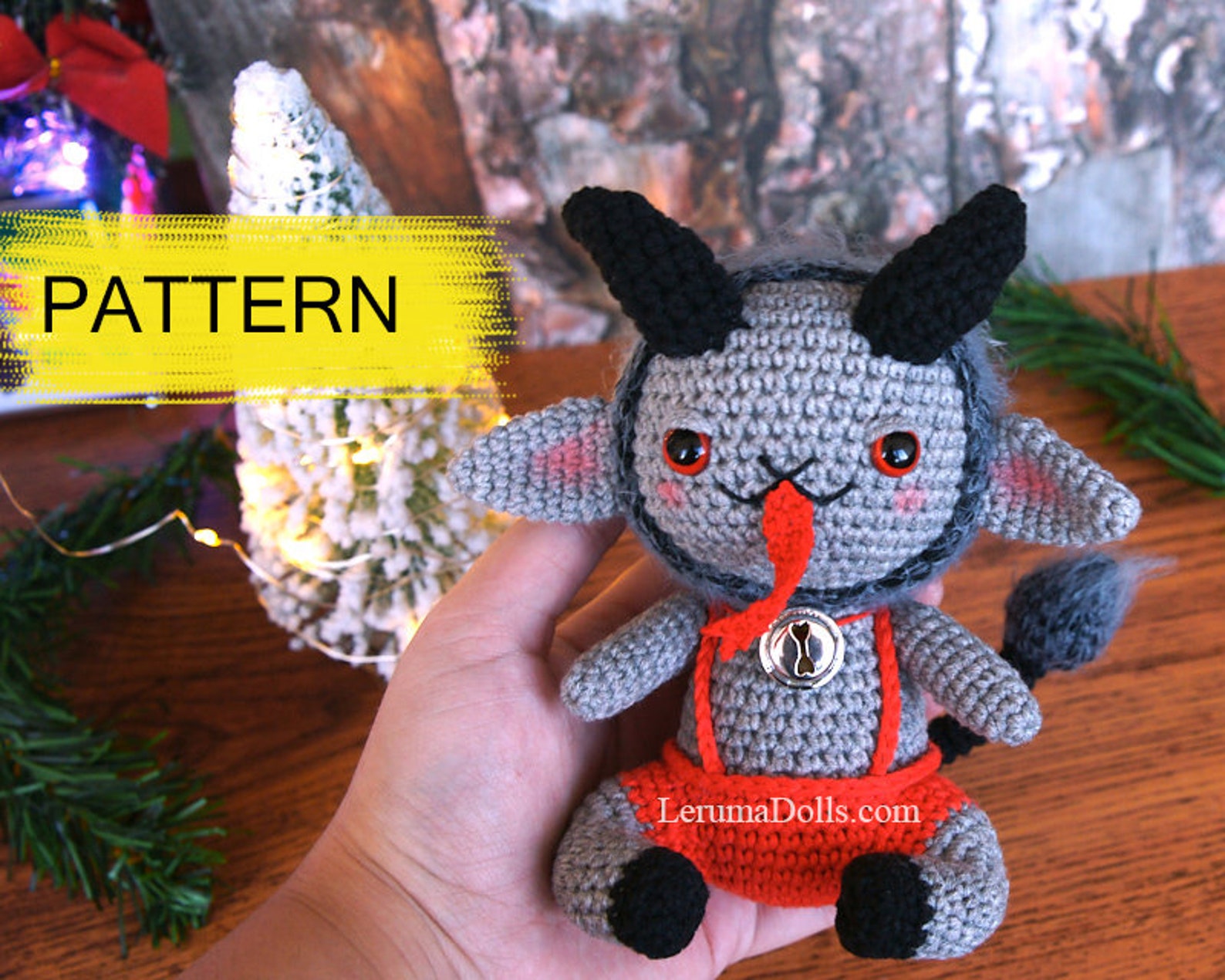 PDF File Krampus Crochet Pattern Krampus Amigurumi PDF Etsy