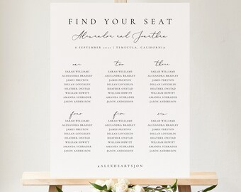 Small Seating Chart Etsy