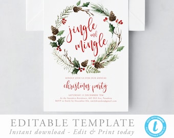invitation template etsy