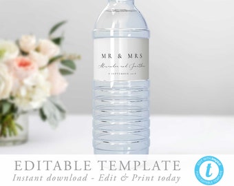 Modern Water Bottle Etsy