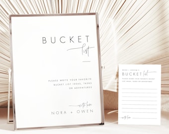 Trouwbucketlistbord met kaart, minimalistisch bucketlistideeënkaartsjabloon, bucketlistadviesbord, bucketlistspelbord en kaart #064