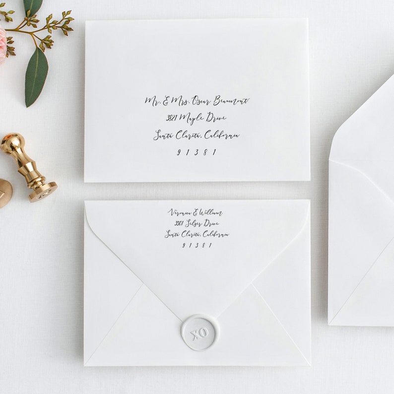 Envelope Template Printable Wedding Envelope Templett - Etsy