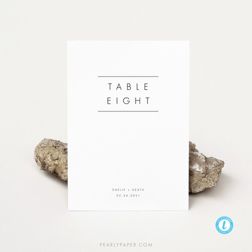 Printable Table Numbers Template Instant Download Templett - Etsy