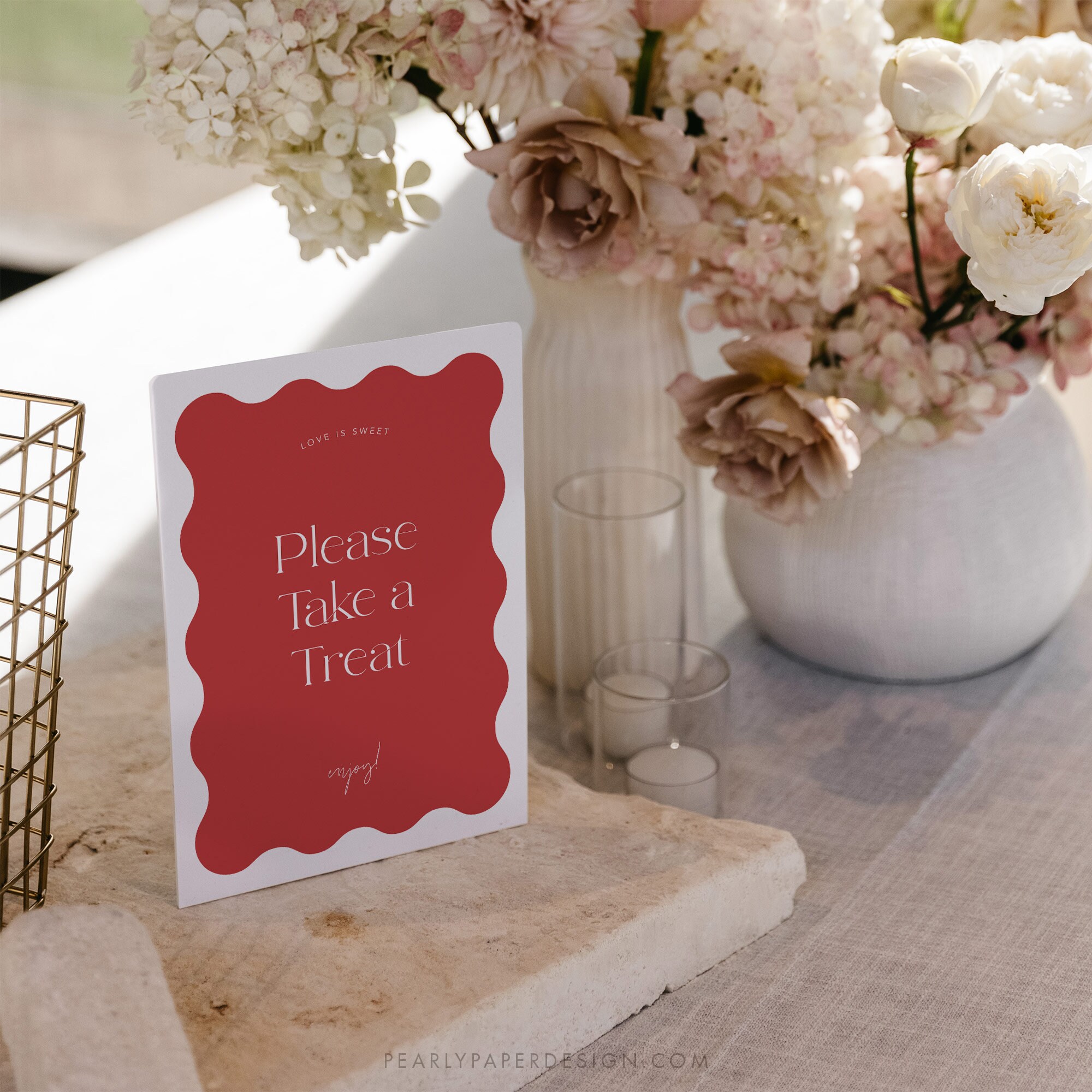 Very Sweet Sign Love is Sweet Sign Template, Desert Table Sign, Trendy Wedding Favor ...