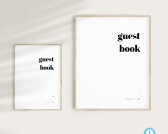 Wedding Guest Book Sign Template Download Minimalist Modern Editable Guest Book Please Sign Guestbook Sign Printable Sign Templett 33