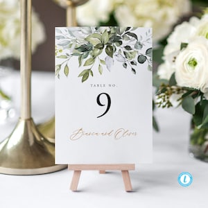 Wedding table numbers template Rustic Wedding Table numbers Rustic wedding Table numbers printable Editable table number 18