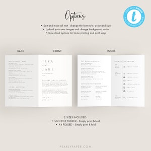 Elegant Wedding Weekend Itinerary Template Weekend Timeline Program Wedding Booklet Printable Welcome Bag Note Wedding schedule 36 image 6