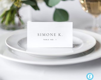 Place card Template Escort cards Simple Wedding Place Cards Elegant Wedding Name Seating card Editable Place cards Templett 14