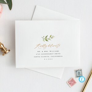 Envelope Template Download Rustic Rustic Printable Wedding Envelope Templett address DIY envelope Editable address label 18