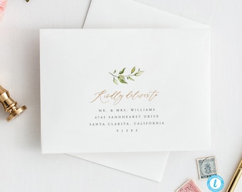 Envelope Template Download Rustic Rustic Printable Wedding Envelope Templett address DIY envelope Editable address label 18
