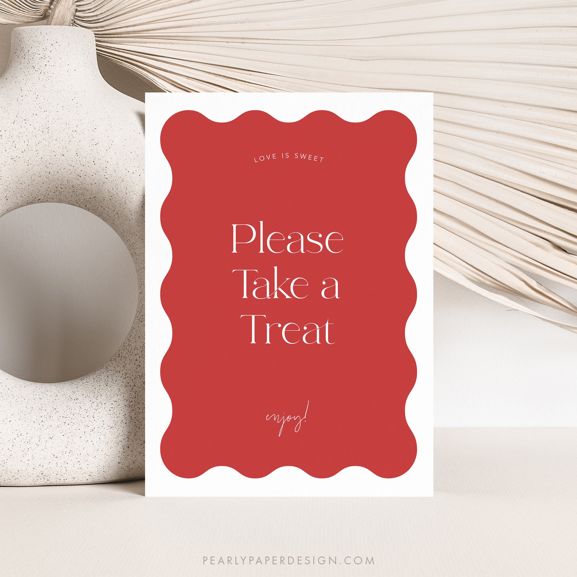 Very Sweet Sign Love is Sweet Sign Template, Desert Table Sign, Trendy Wedding Favor ...