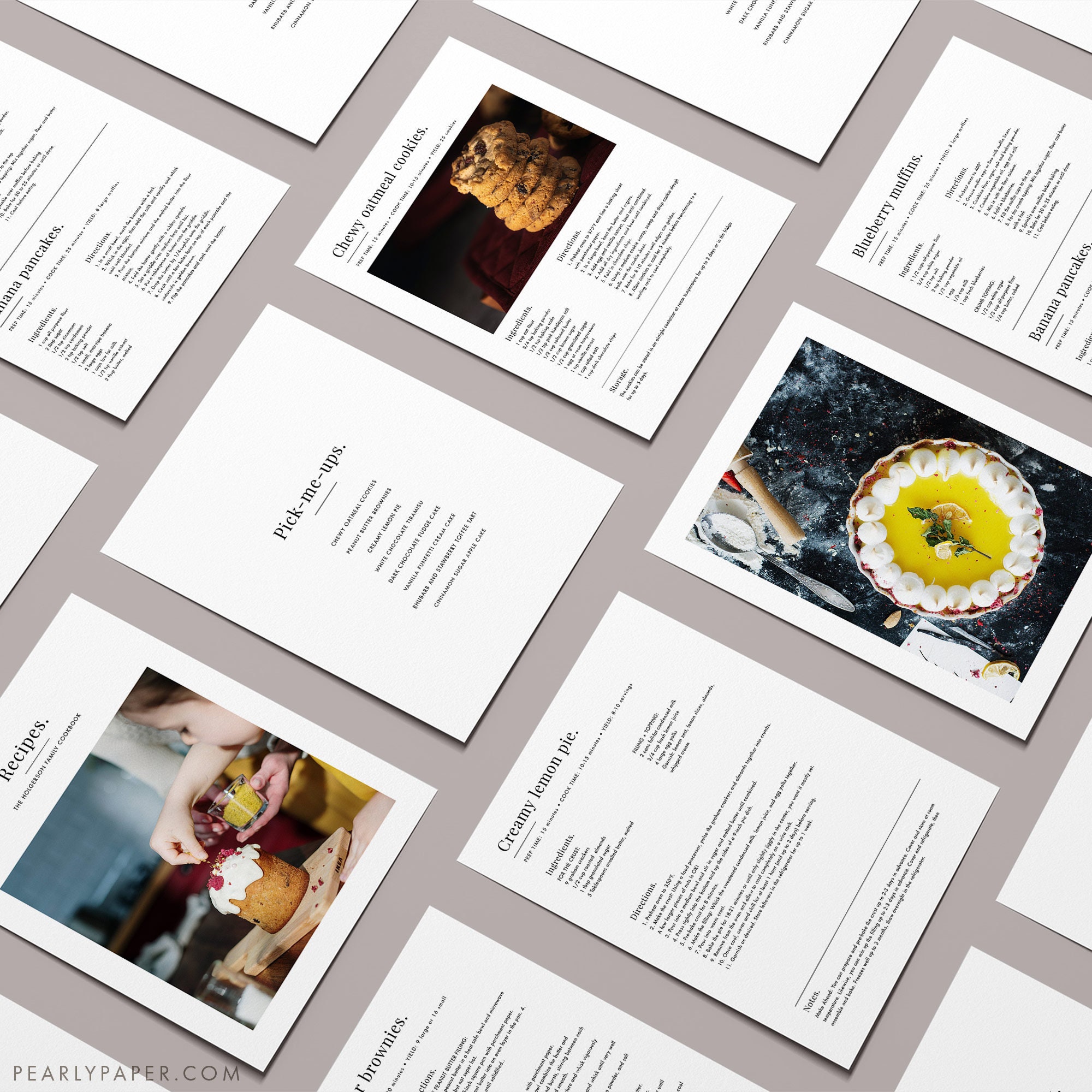 Personalized Recipe Template Download Recipe Bundle Editable - Etsy