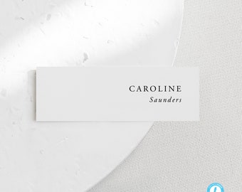 Place card Template Download Minimalist Name Card Tag Place cards Modern Wedding Name Seating card Editable Place cards Templett 15
