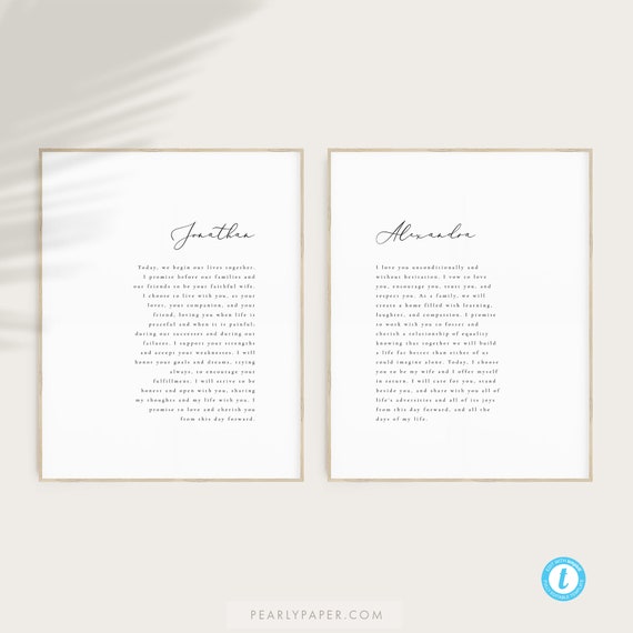 Printable Wedding Vows Template Download Simple Vows Anniversary Vows Keepsakes Wedding Vows Gift #9 Printable Wedding Vows Template Download Simple Vows Anniversary Vows Keepsakes Wedding Vows Gift #9
