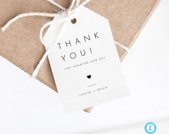 Minimalist Wedding Tag Template Download Modern Tag Templett Favor Tag Template Printable Tag Gift Tag Favor label 21