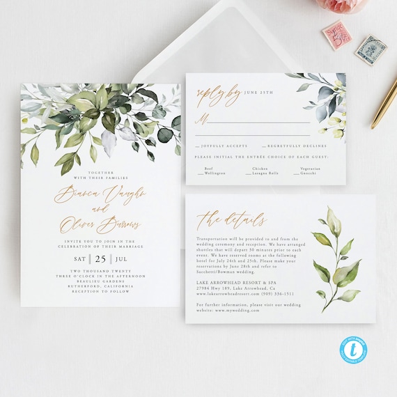 Printable Wedding Invitation Set Invitation Template download Rustic Wedding invite Rustic Wedding Editable Wedding  18
