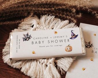 Chocolate Bar Wrapper Template, Halloween Wedding Favor Chocolate Wrapper Templett, Printable Candy Bar Wrapper #084