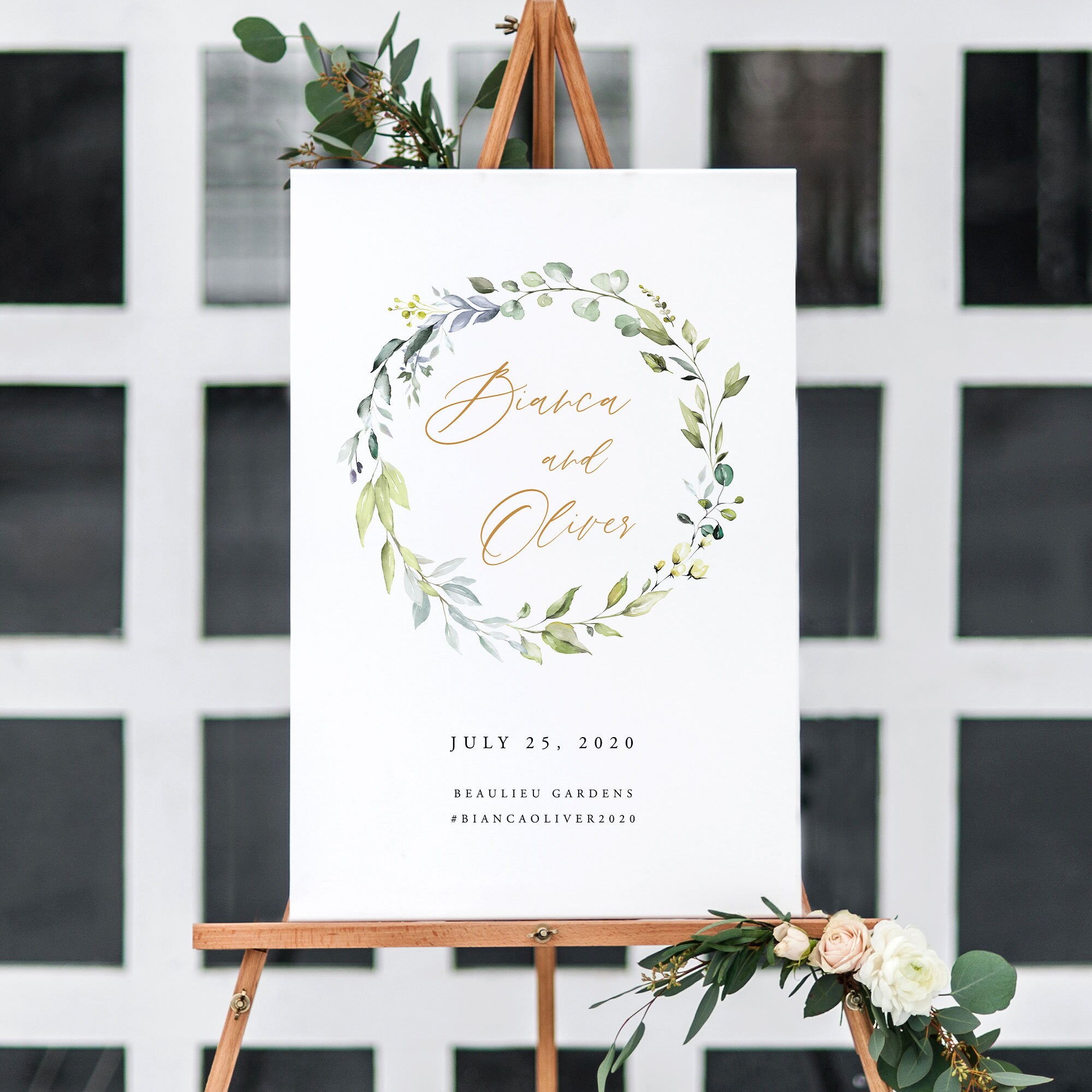 Rustic Welcome Sign Template Editable Wedding Welcome Poster Wedding ...