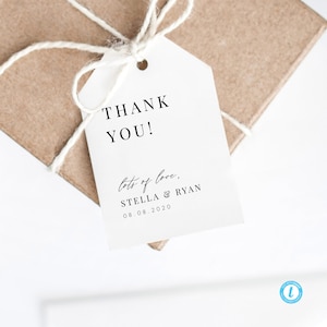 Minimalist Wedding Tag Template Download Modern Tag Templett Favor Tag Template Printable Tag Gift Tag Favor label 24