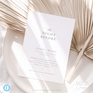 Simple Wedding Rehearsal Dinner Template Download Modern Wedding Dinner Rehearsal Invitation Rehearsal Invite #CELINE