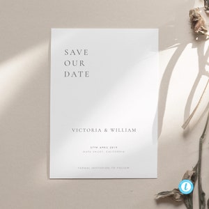 Moderne Save the Date Vorlage Download benutzerdefinierte Save the Date Card Templett Printable Speichern Sie unsere Datumseinladung 14