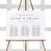 Printable Seating Chart Template Editable Seating Plan Long - Etsy