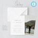 Printable Wedding Invitation Set Download Simple Modern - Etsy