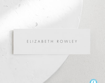 Place card Template Download Minimalist Name Card Tag Place cards Modern Wedding Name Seating card Editable Place cards Templett 21