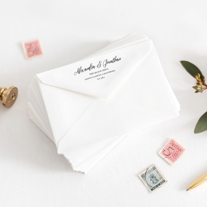 Envelope Template Printable Wedding Envelope Templett - Etsy