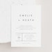 Printable Wedding Invitation Set Download Simple Modern - Etsy
