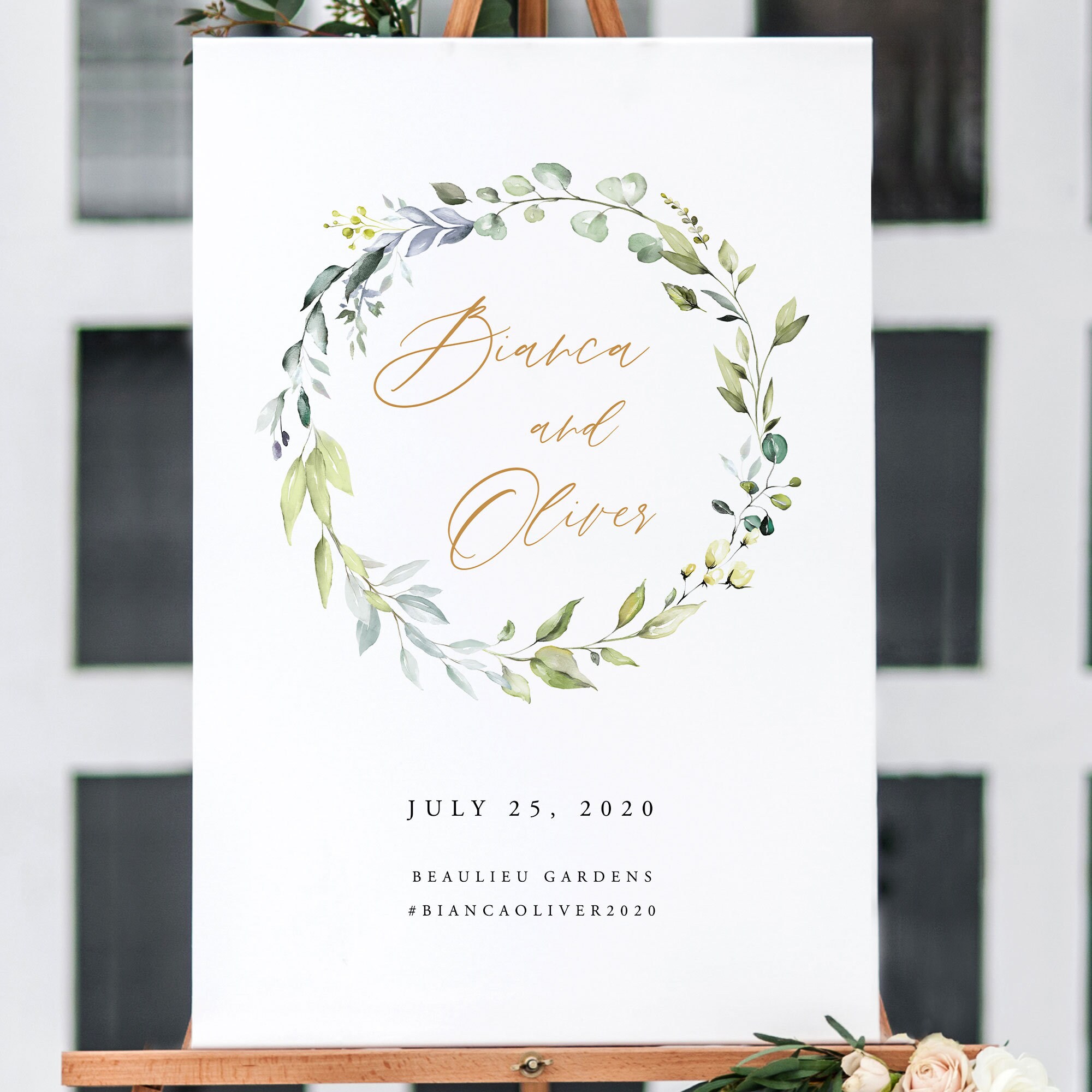 Rustic Welcome Sign Template Editable Wedding Welcome Poster Wedding ...