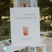 Signature Cocktail Menu Template Signature Cocktails Sign Download Bar Wedding Bar Sign Modern Sign Signature Drink Sign Templett #36