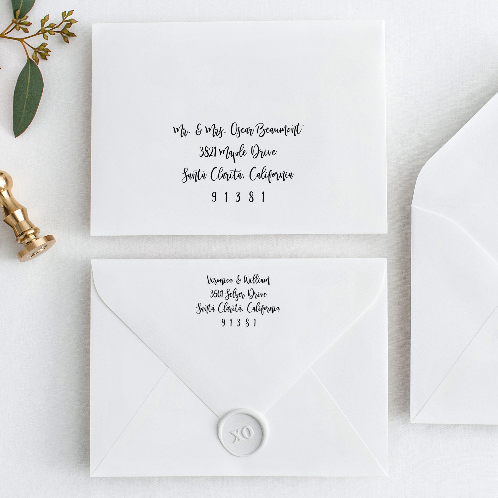 Envelope Template Printable Wedding Envelope Templett | Etsy