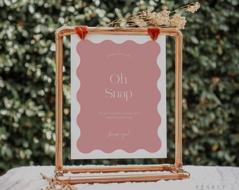 Share the Love Hashtag Sign Template, Share the Love Sign, Trendy Hashtag Sign, Wave Sign Wedding Sign, Templett #057