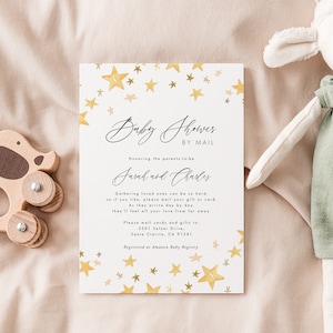 Baby Shower by Mail Template Download Baby Shower from Afar Invitation Printable Baby Boy Girl Baby Shower Templett