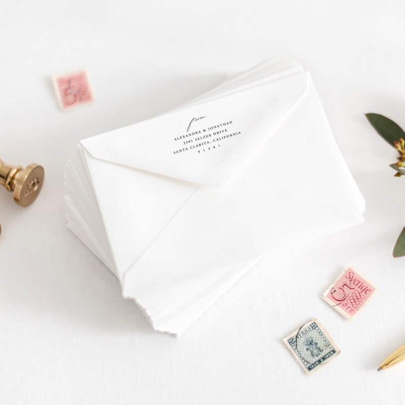 Envelope Template Printable Wedding Envelope Templett - Etsy
