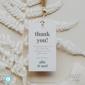 Green Wedding Tag Template Download Simple Minimalist Modern Tag Templett Favor Tag Template Printable Tag Gift Tag Favor label #47