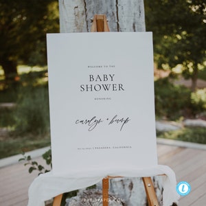 Baby Shower Welcome Sign Template Download Modern Baby Shower Welcome Sign Elegant Printable Welcome Sign #M72