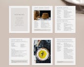 Personalized recipe Template Download Recipe Bundle Editable Recipe Binder Recipe Card Printable Recipe Page Template Templett #21