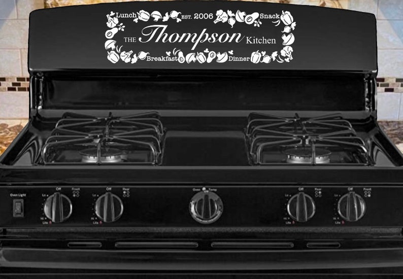 Microwave vinyl decal sticker Etsy