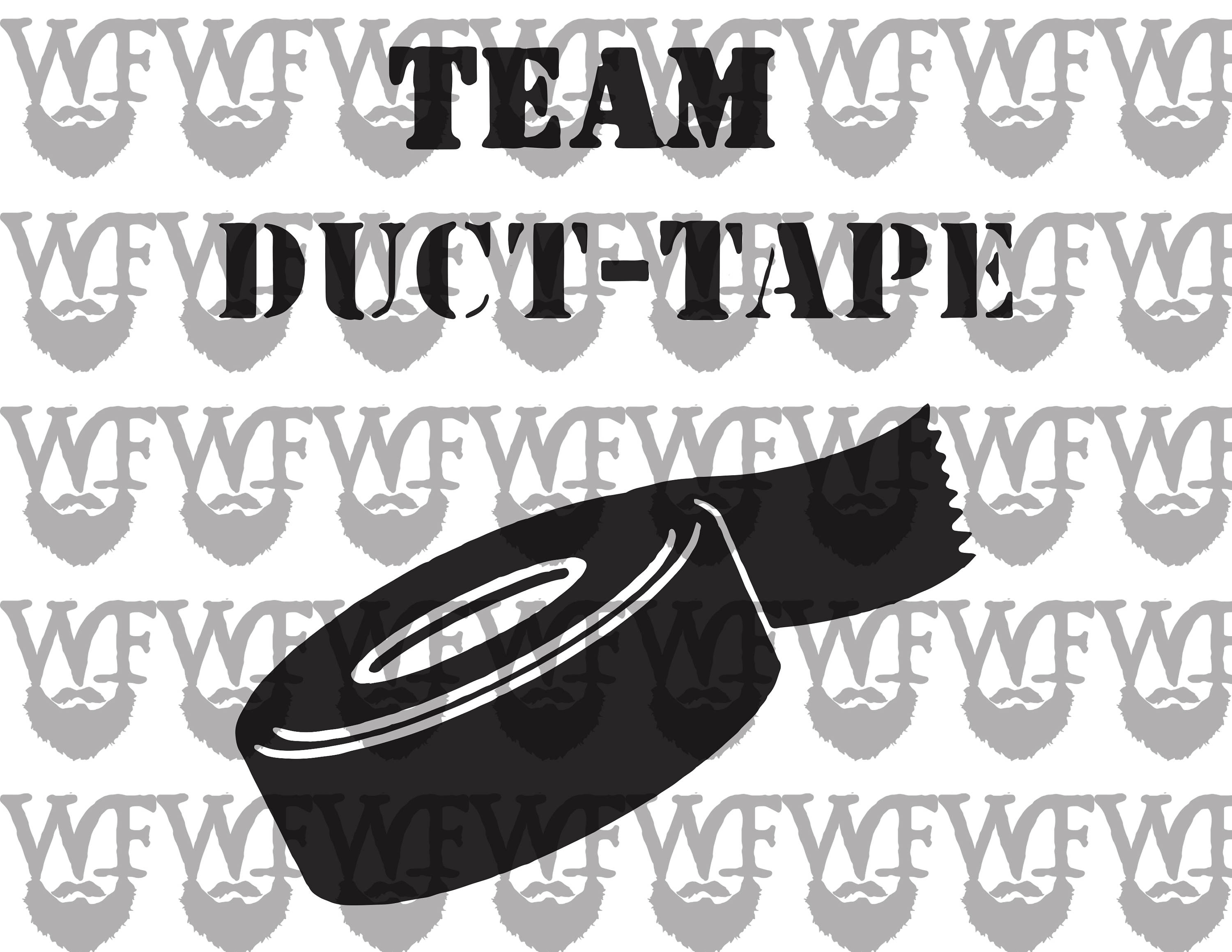 TEAM Duct Tape Eps Svg Ai for Vinyl Plotters Cricut and Cameo