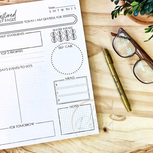 Notepad | Daily Planner Notepad | Daily Agenda