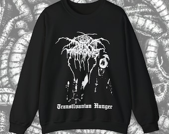 Darkthone crewneck sweater Bathory Venom Carcass Sodom Deicide Morbid Angel Obituary Death Mortician Celtic frost Dark throne Sarcofigo