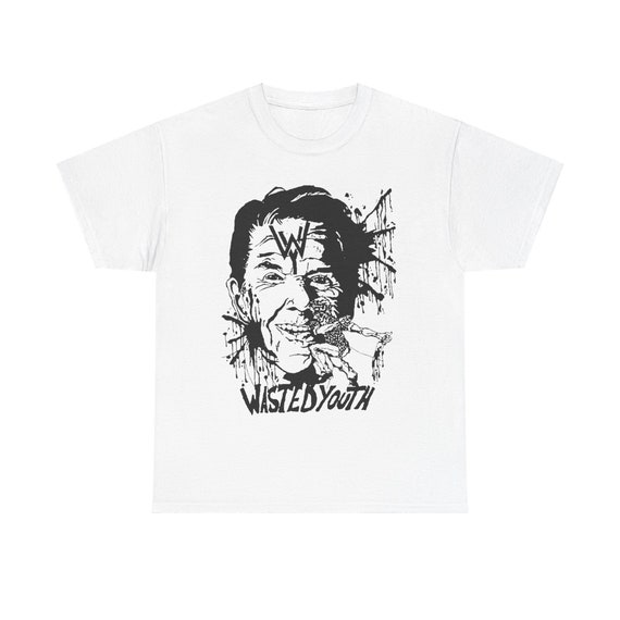 Wasted Youth Tee 80s Punk Hardcore LA Black Flag Circle Jerks