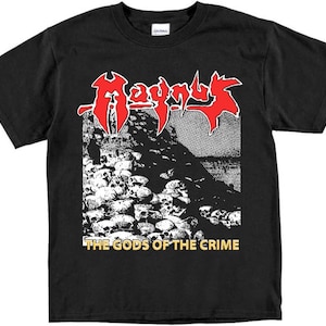 Magnus Tee Thrash death metal Entombed Bolt Thrower Autopsy Venom Carcass Deicide Morbid Angel Obituary Mortician Cannibal Corpse Kreator