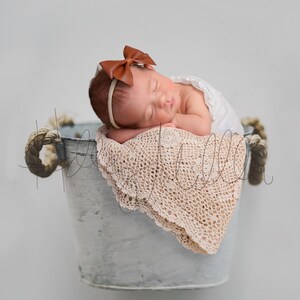 Newborn Girl/Boy Digital Backdrop/Background Simple Neutral White Hanging Farmhouse Bucket