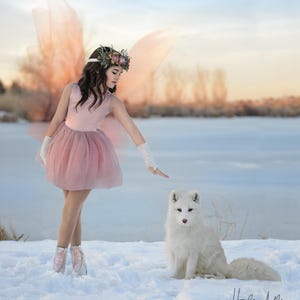 3 Winter Frozen Ice Pond Snow Digital Backdrop Background PLUS a Snow Overlay