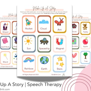 Make Up A Story | Speech Therapy At Home